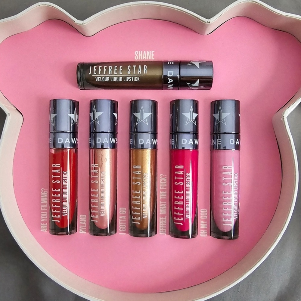 Jeffree Star x Shane Velour Liquid Lipstick | Pink Pig Vault Set of 6 NEW - Picture 4 of 10